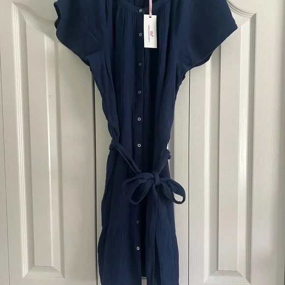 Vineyard Vines Sea Stitch Flutter SLV Dress - Picture 6 of 9